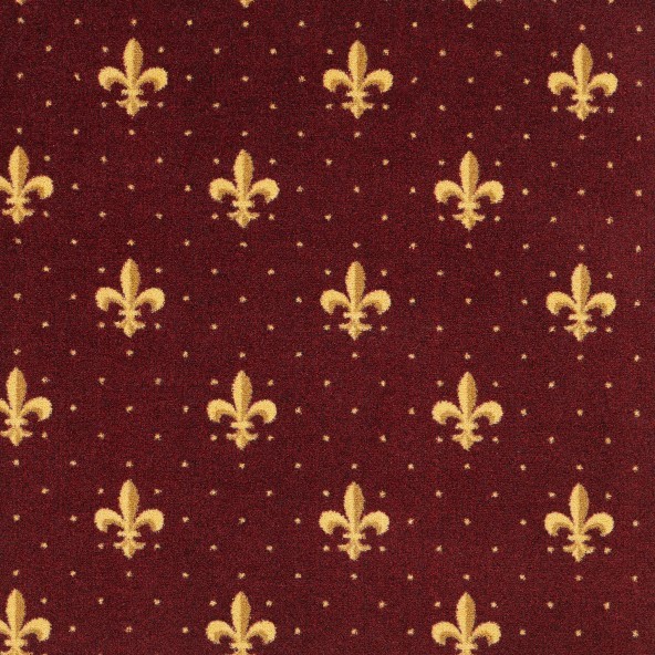 Fleur De Lis ES Burgundy